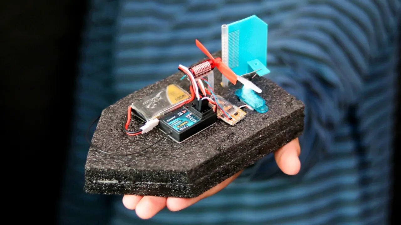 WOW! How to Make a Mini DIY RC Boat