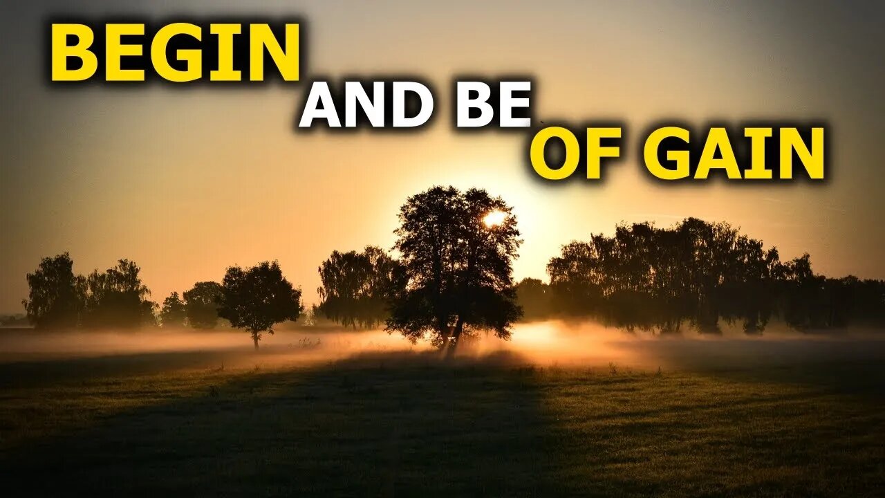 Begin & Be Of Gain | NITA.ONE Nature Is The Answer