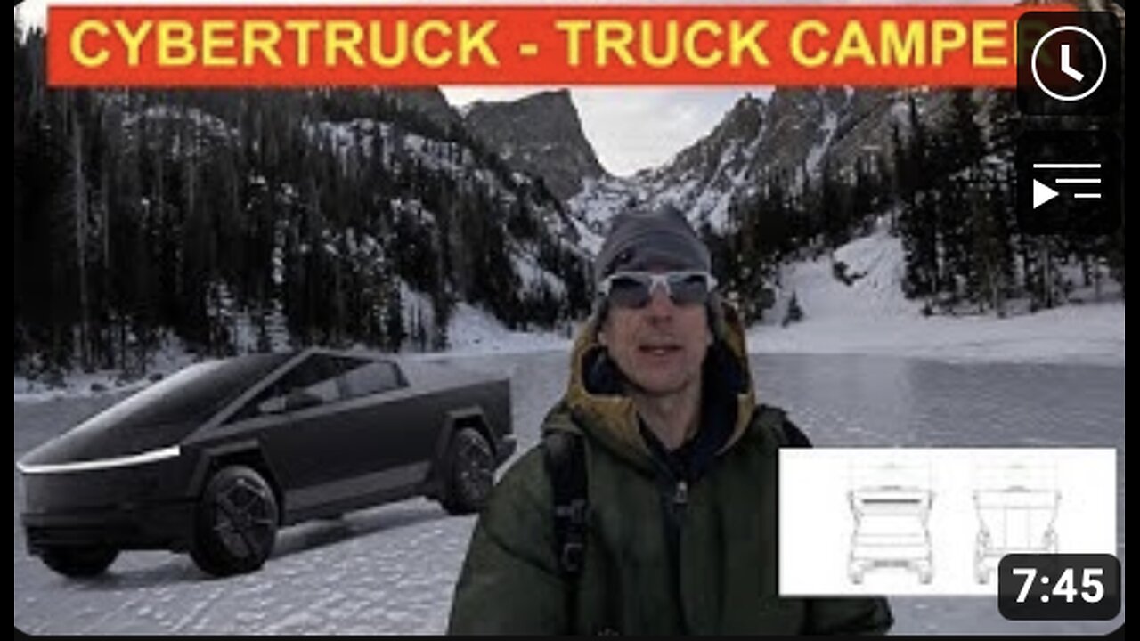 Cybertruck Truck Camper Build - What we plan on doing