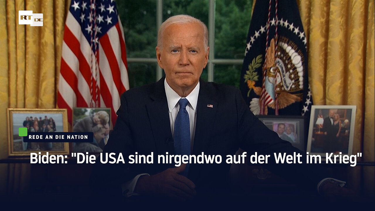 Biden: "Die USA sind nirgendwo auf der Welt im Krieg"