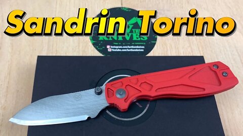 Sandrin Torino folding knife Tungsten Carbide rustproof blade w/stay sharp technology ! Recoil lock