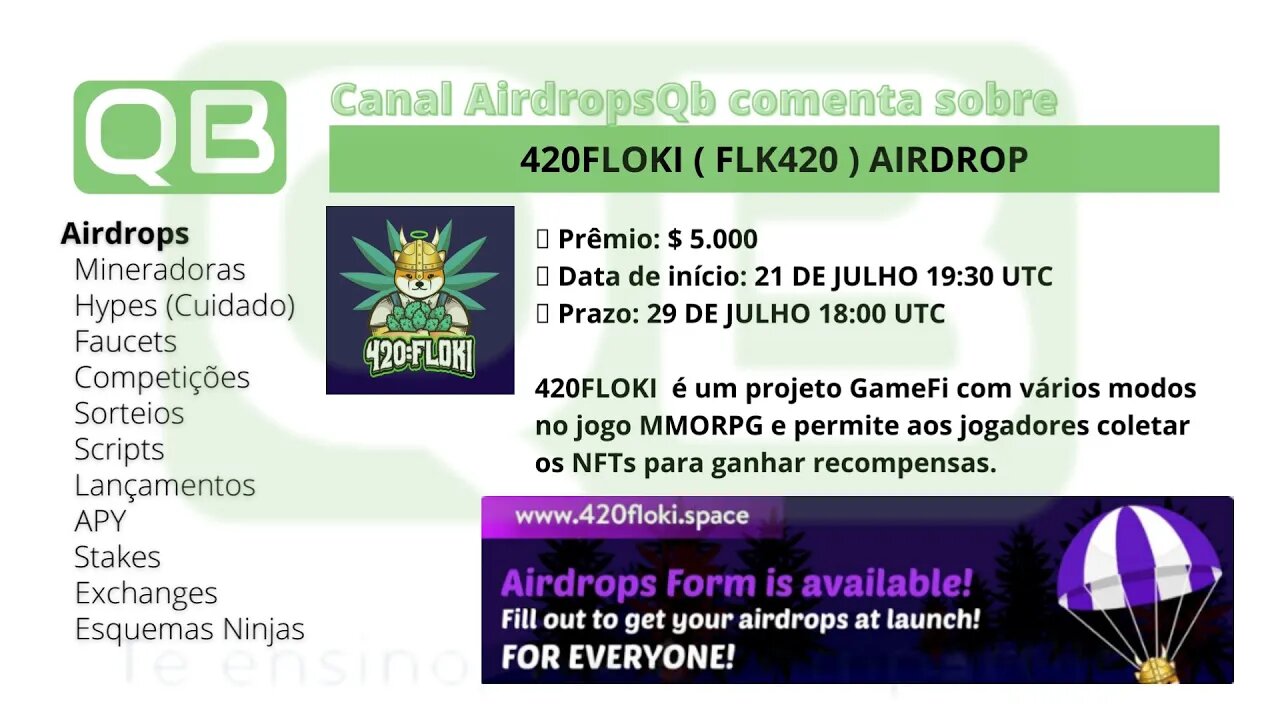 Airdrop - Formulário Google - 420Floki