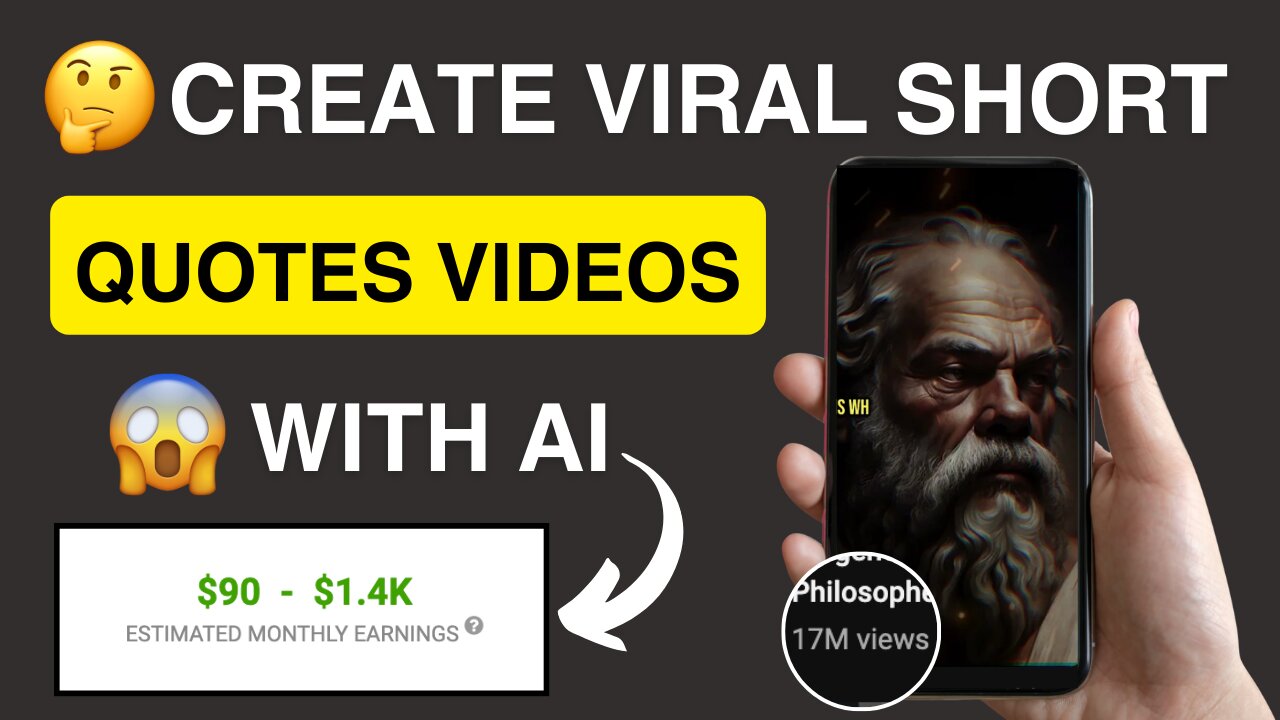 I Tried Creating Quote Videos Channel With AI that's Earning $35,240/month: Here's What I Learned!