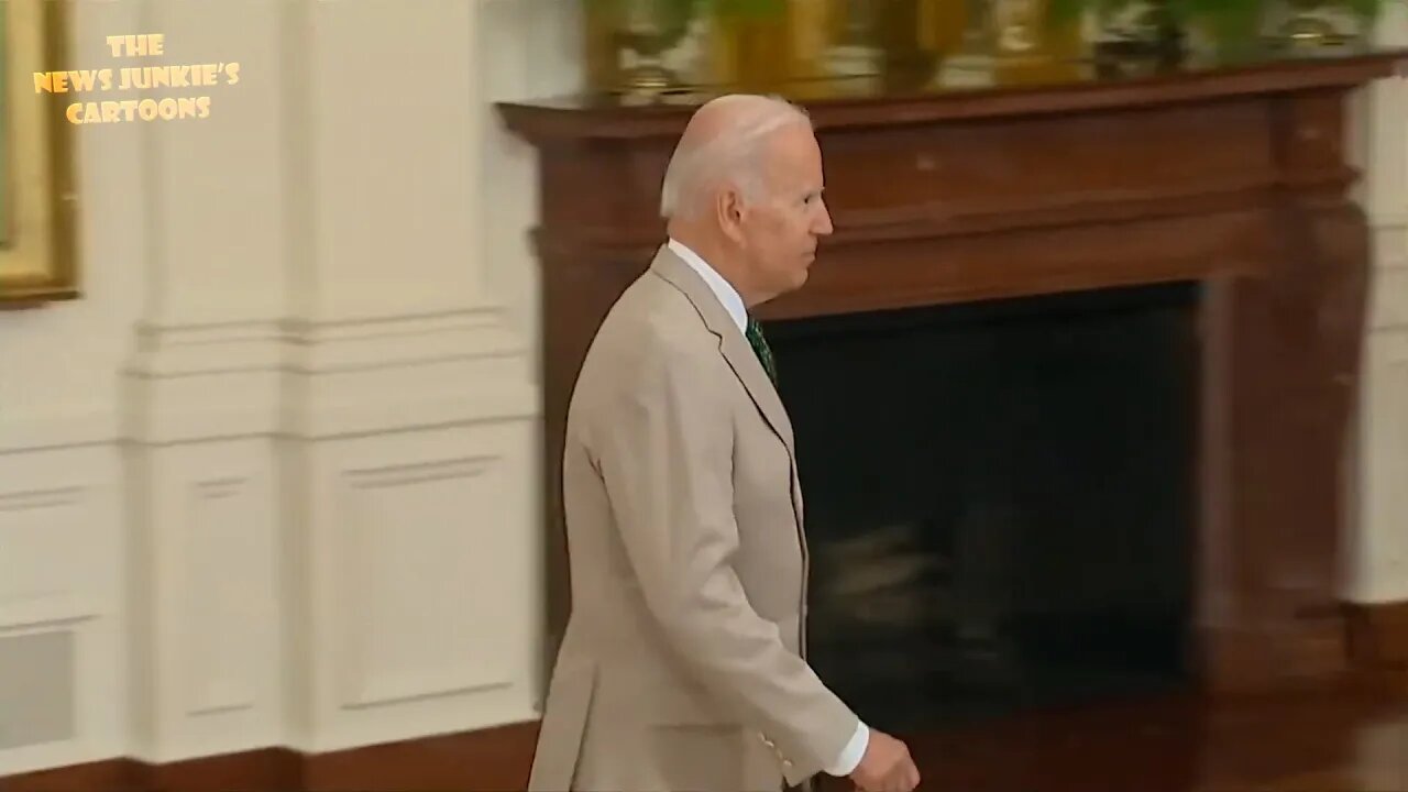 Biden flees podium as reporters beg for answers to questions.