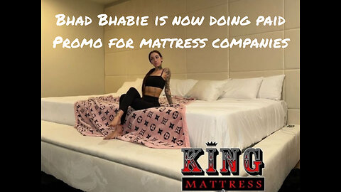Danielle Bregoli (Bhad Bhabie) is now doing IG promos for mattress companies
