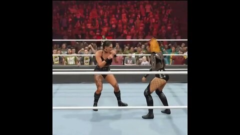 wwe 2k23 becky lynch dis-arm-her AND Manhandle Slam TO RHEA RIPLEY #wwe2k23gameplay #wwe2k23