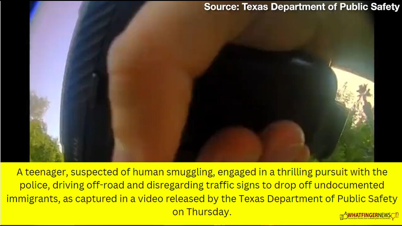 A teenager, suspected of human smuggling, engaged in a thrilling pursuit with the police