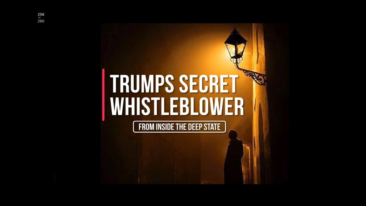 TRUMPS SECRET WHISTLE-BLOWER From inside the DEEP STATE