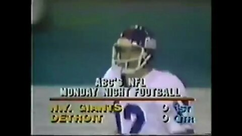 1983-11-07 New York Giants vs Detroit Lions