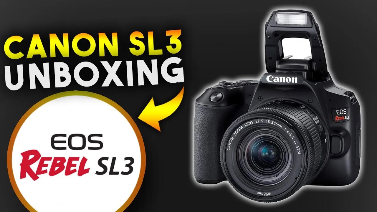 Canon EOS SL3 - TUDO que você PRECISA SABER! Unboxing e primeiras impressões