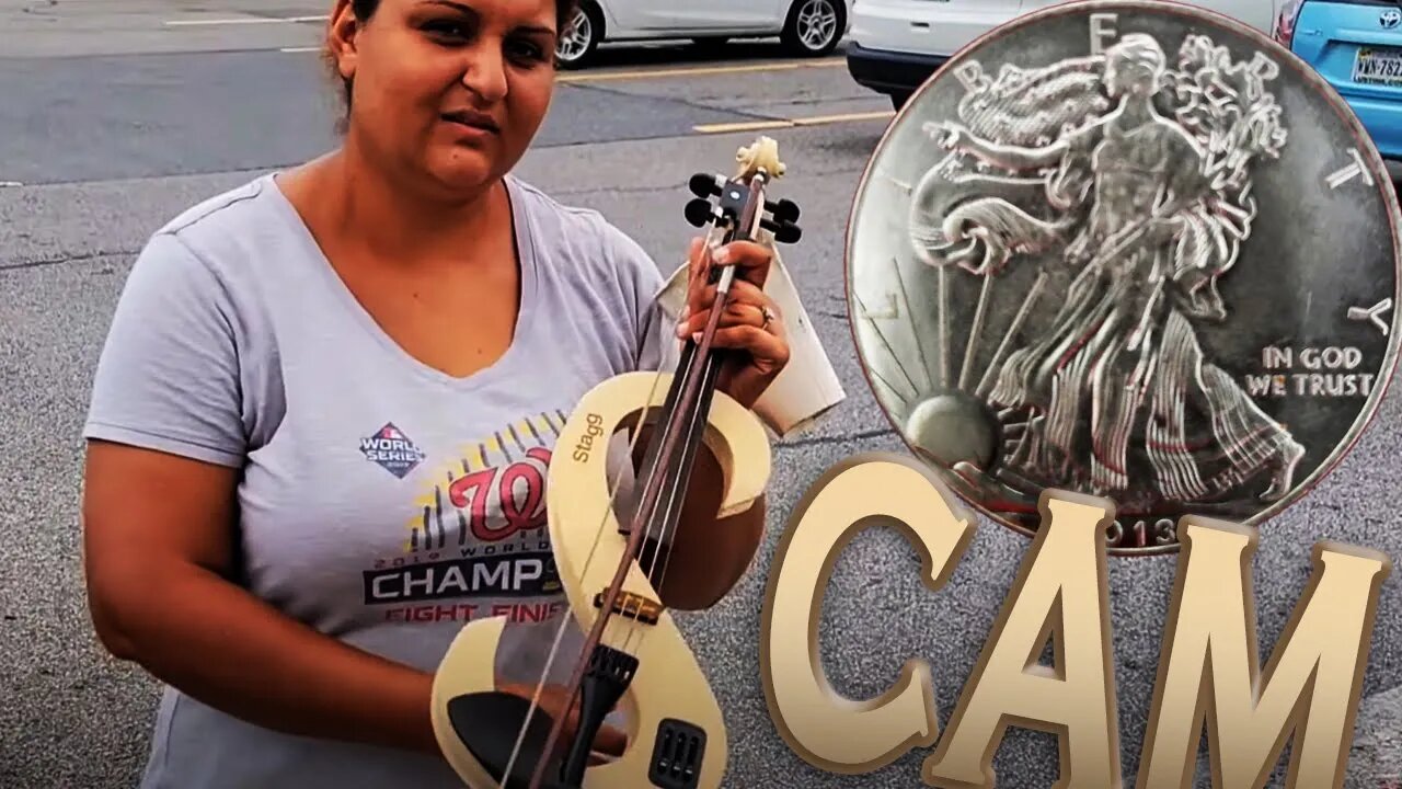 Offering A Violin Scammer A Fake Silver Eagle For $24.37