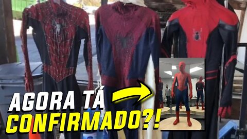 VAZARAM OS TRAJES DOS HOMENS-ARANHA E VILÕES EM NO WAY HOME!