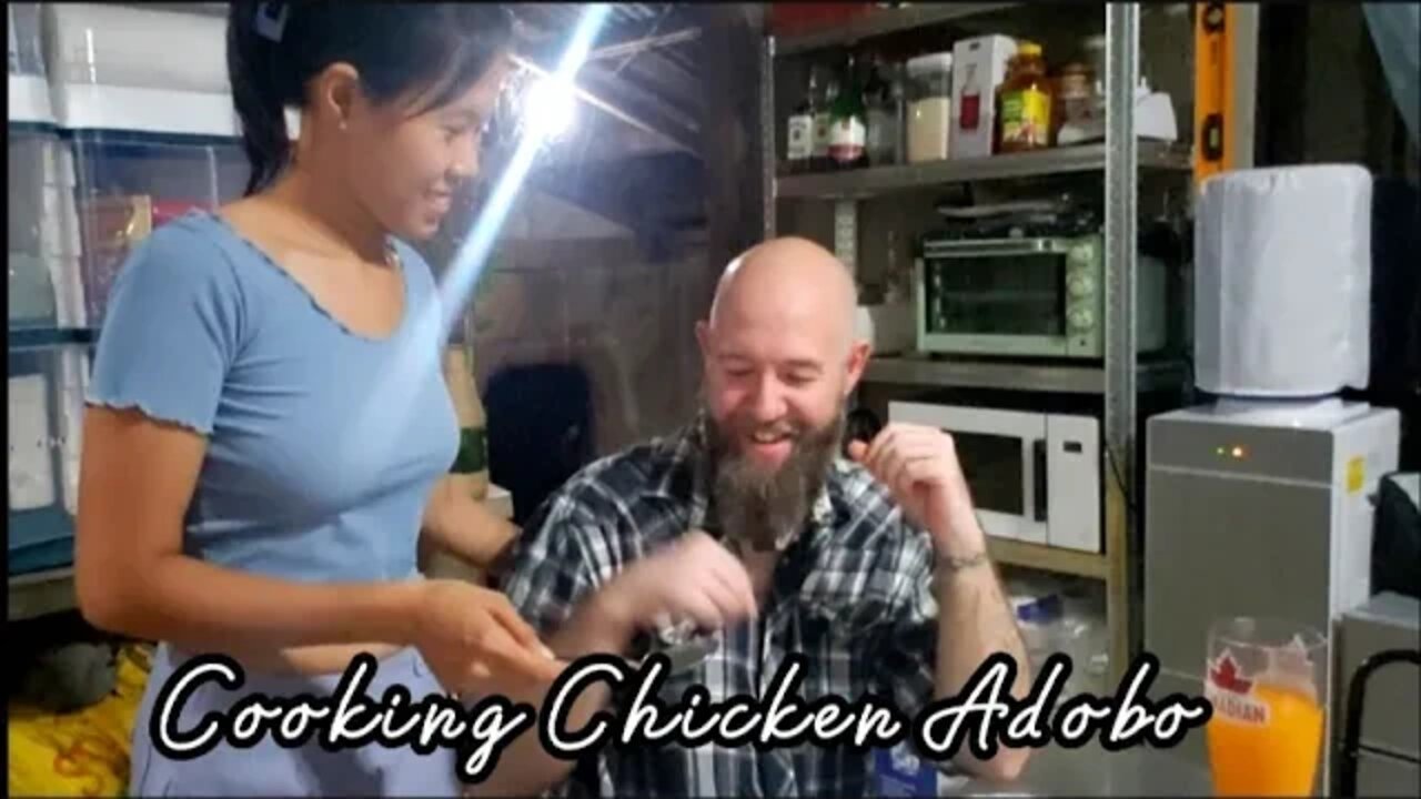 Cooking Chicken Adobo in the Province House | Canadian Filipina Couple