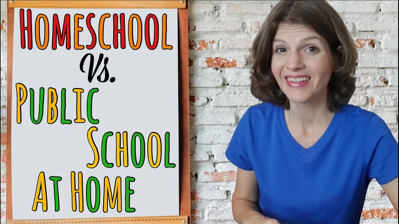 Homeschool Vs. Public School At Home || What is the difference?