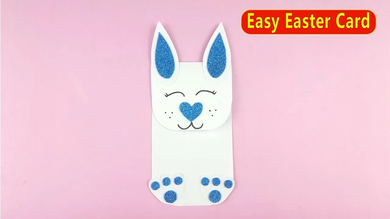 DIY Easter Bunny Card - Easy Paper Crafts