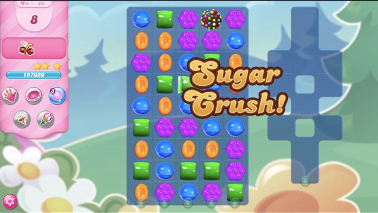 Candy Crush Saga | Level 25 | NO BOOSTERS | 3 STARS | PASSED ON FIRST TRY! | 270520 🦄