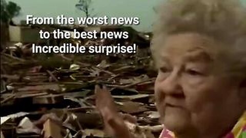 Tornado survivor's incredible surprise DURING a TV interview