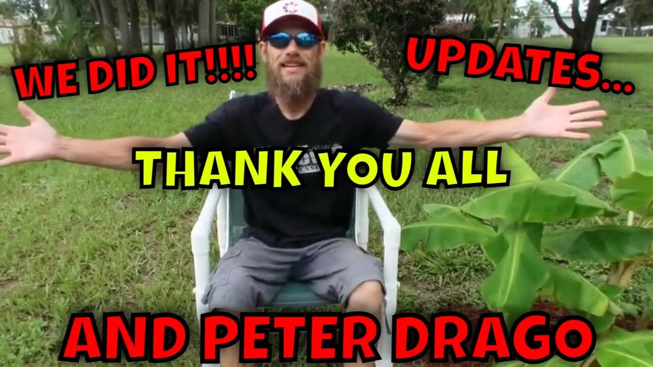 THANK YOU FOR 1,000 SUBSCRIBERS, STAN UPDATE, AND PETER DRAGO....