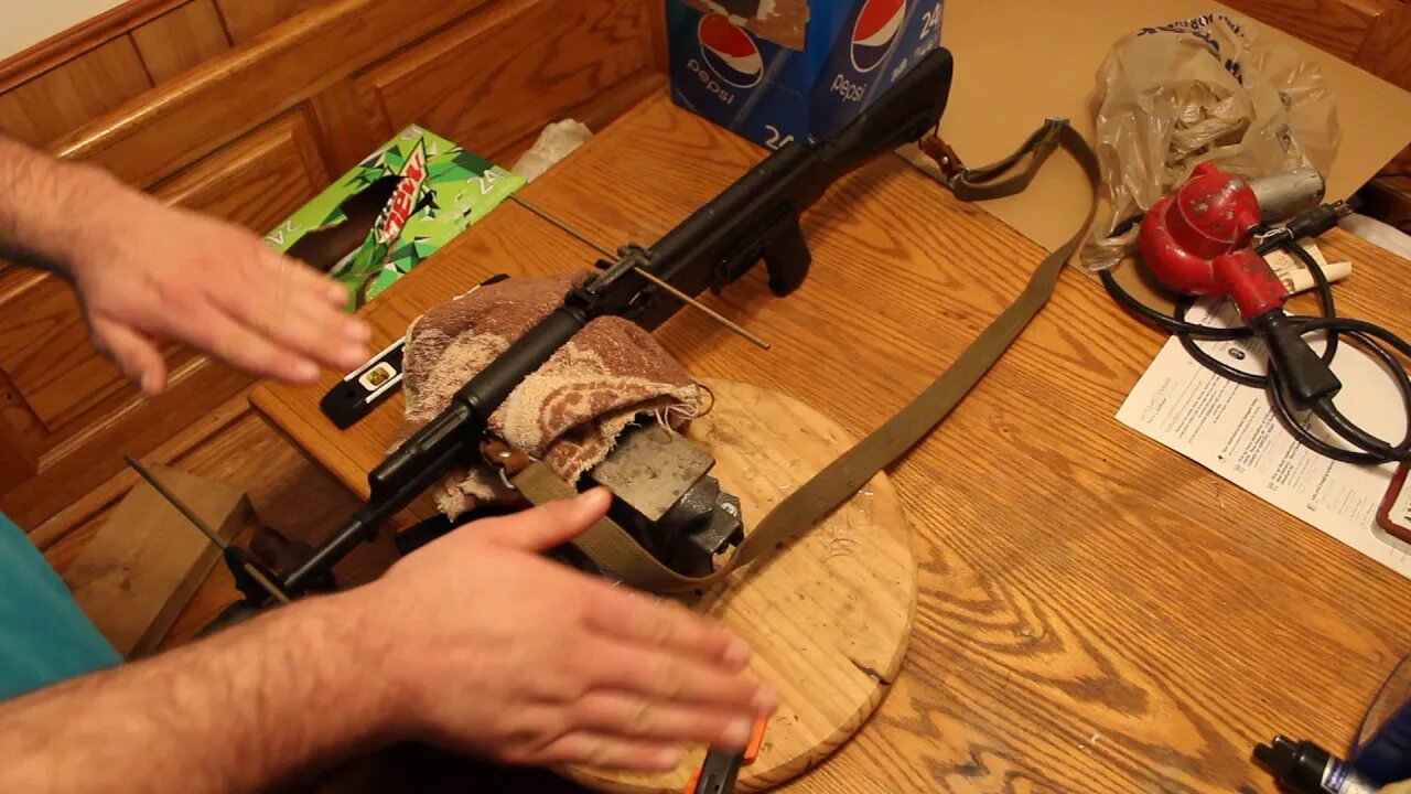 Straightening The Front Sight Sight Block On The AK-74