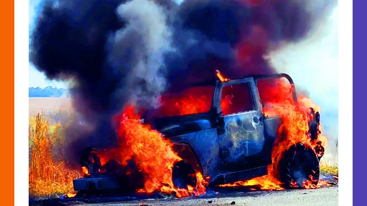 USPS Mail Truck Torched