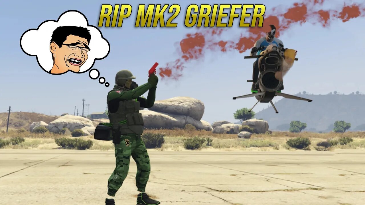 GTA 5 - DICA INSANA PARA COMBATER OS GRIEFERS DA OPPERSSOR MK2 - RIP MK2 GRIEFER