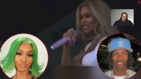 Saweetie Seemingly Exposes Lil Baby At Her Rolling Loud Performance...