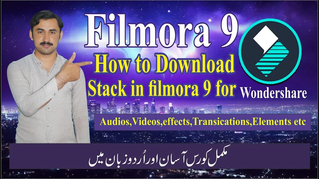 How to download film stack data of filmora 9|Wondershare stack effects|Sadar Khan TV