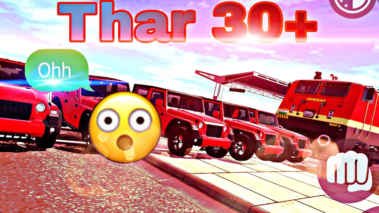 Train Vs 30+Thar😱Indian Bike Driving 3d New Update 2023