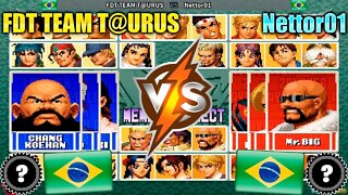 The King of Fighters '96: The Anniversary Edition (FDT TEAM T@URUS Vs. Nettor01) [Brazil Vs. Brazil]