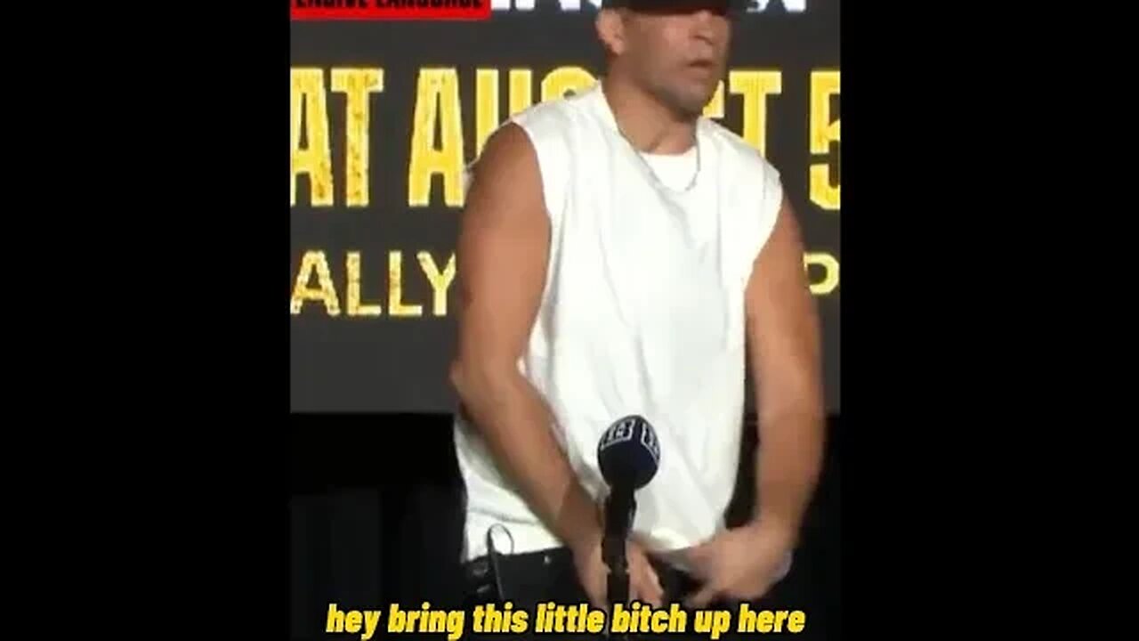 Nate Diaz has had enough of Derrick from Betr media