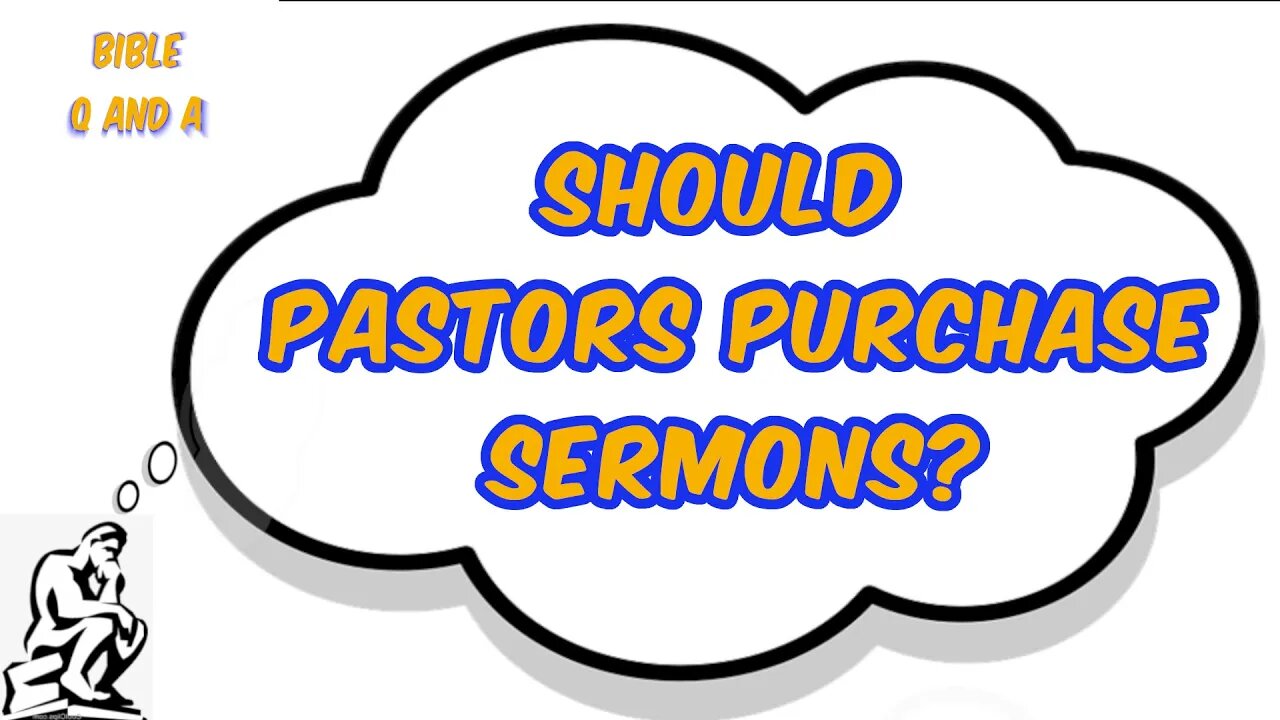 Should Pastors Purchase Sermons?