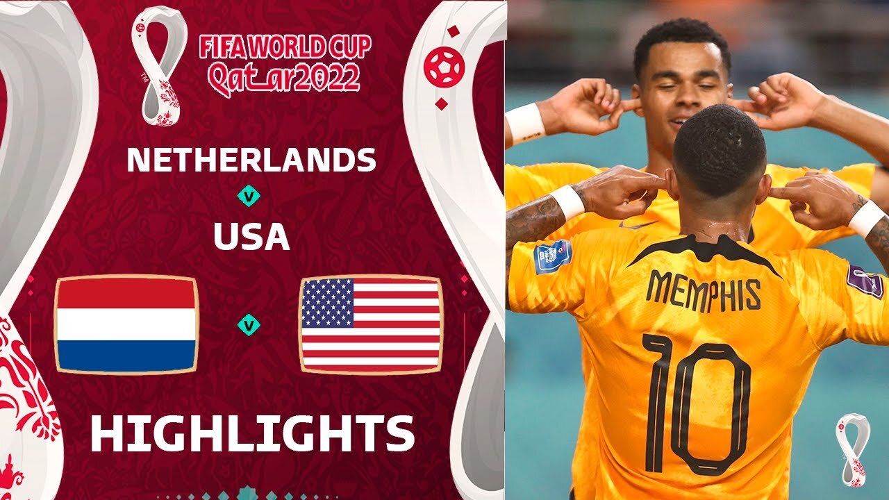 Highlights FIFA World Cup Qatar 2022 Netherlands vs USA