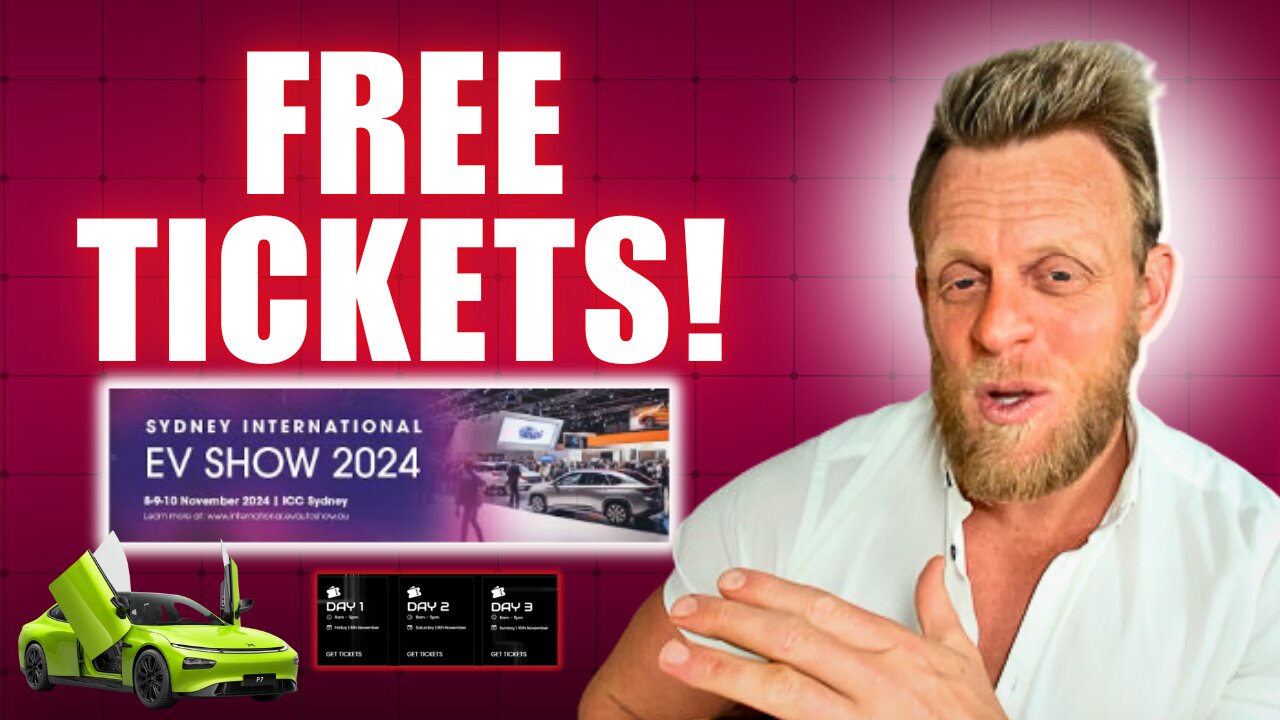 Free tickets for the Sydney EV show - Sydney International EV Autoshow