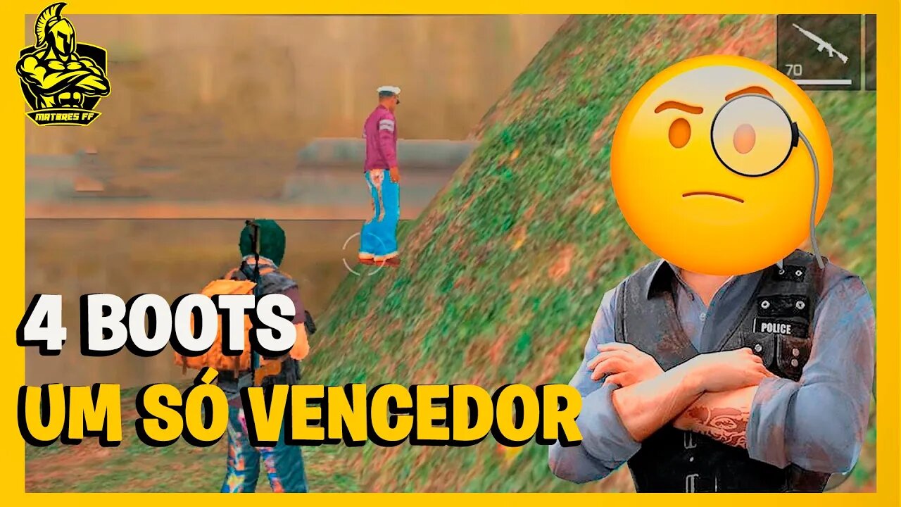 O QUE ACONTECE QUANDO 4 BOOTS SE ENCONTRAM NA MESMA TROCAÇÃO NO FREE FIRE