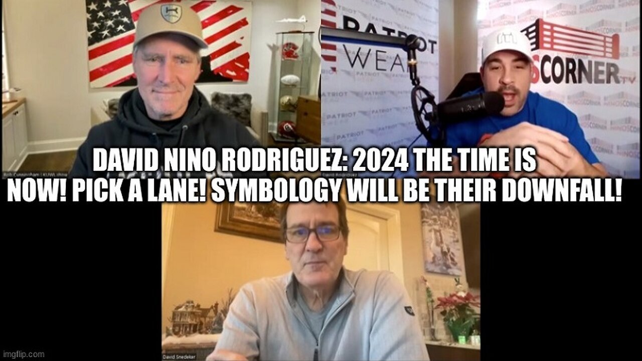 David Rodriguez: 2024 The Time is NOW! Pick a Lane! Symbology Will Be Their Downfall 1/9/24..