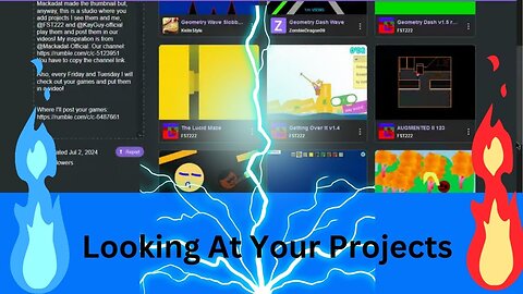 Looking At Your Projects!