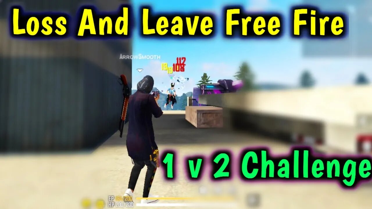 Hacker se 1 v 2 challenge || free fire live custom room - Rock Munna y