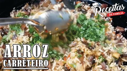 Arroz carreteiro muito fácil de fazer