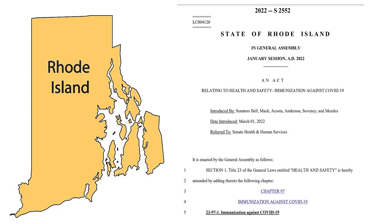 RI Proposes Bill For Mandatory Vax Or Fined & Pay Double Income Tax