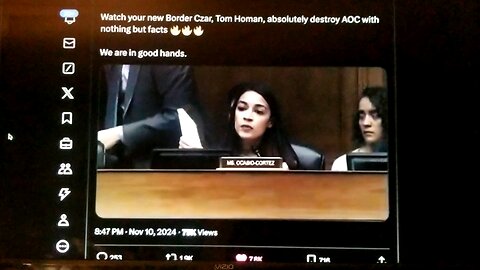 Tom Holman 😎 Savage 👍..AOC tries her Bartending experience on Holman 🤣🤣