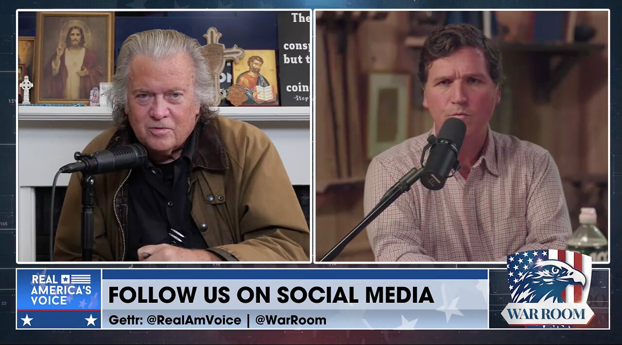 Bannon And Carlson Discuss The Future Of The American Nation With The 2024 Election Tomorrow