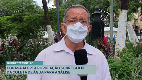 Nordeste Mineiro: COPASA alerta população sobre golpe da coleta de água para análise