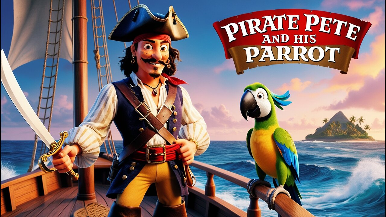 Pirate Pete and his Parrot | Pirate Pete and Princess Polly #piratesofthecaribbean #pirates