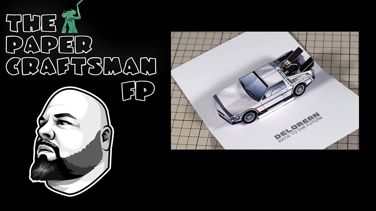 Paper Crafting with FP! LIVE - Episode #6 [DeLorean Time Machine]