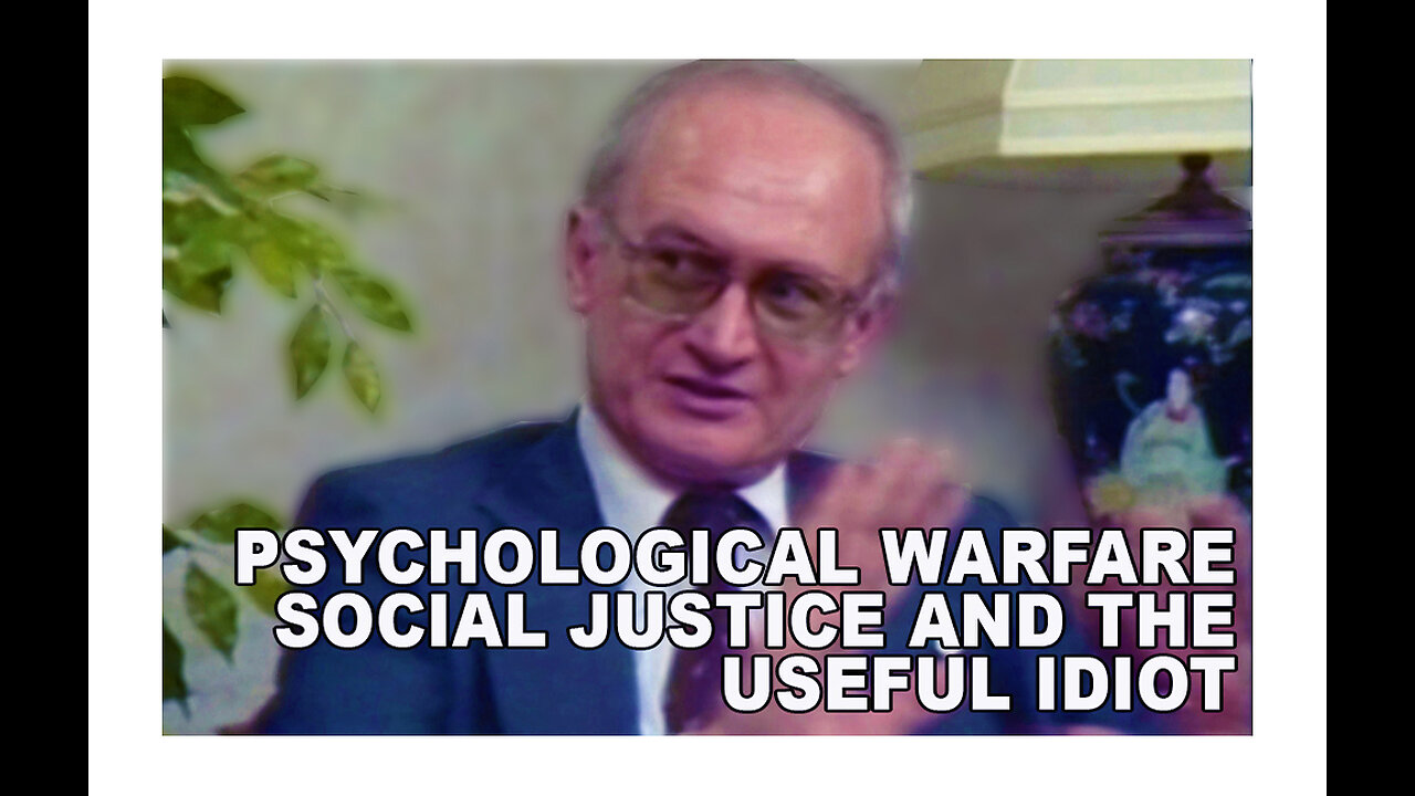 PSYCHOLOGICAL WARFARE, SOCIAL JUSTICE AND THE USEFUL IDIOT, YURI BEZMENOV w ED GRIFFIN 1985