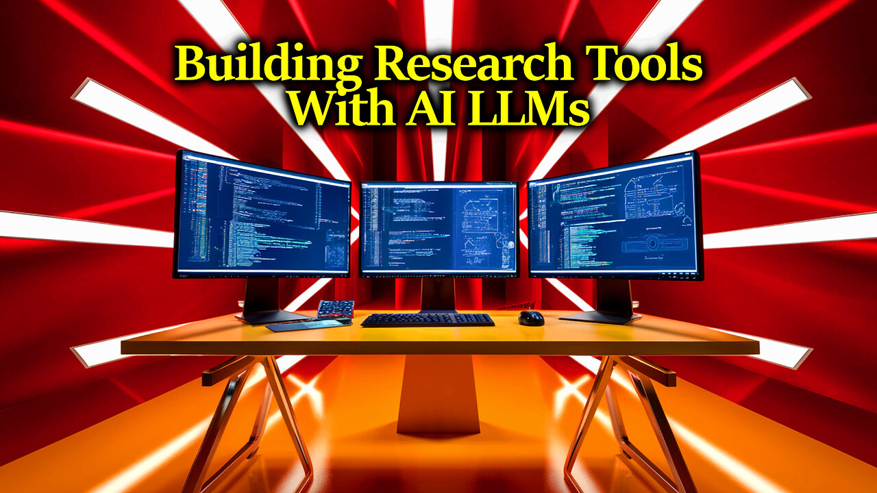 Building Next Gen Research Tools With AI Help: Developing Web & Machine Learning Tech With LLMs
