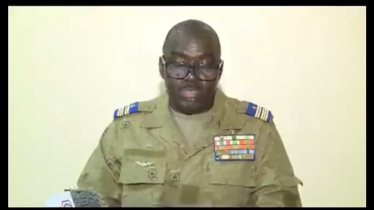 Amadou Abdraman, a soldier involved in the coup in Niger, said on national television