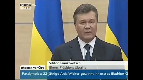 Rede des ehemaligen ukrainischen Präsidenten Viktor Janukowitsch am 11.03.2014