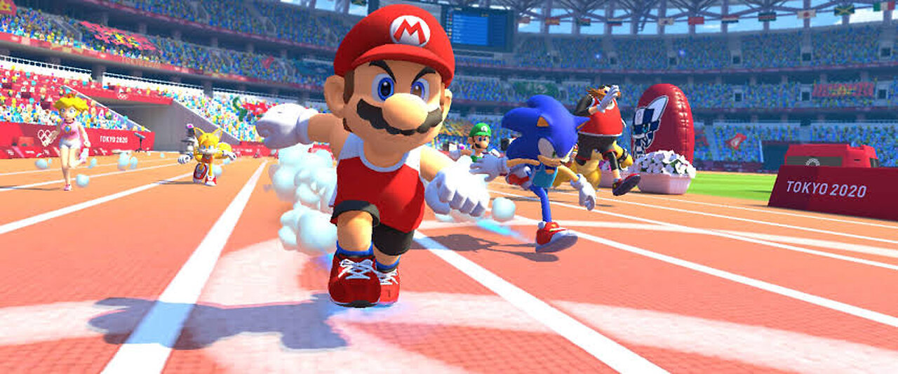 Mario and $onic at Olympics