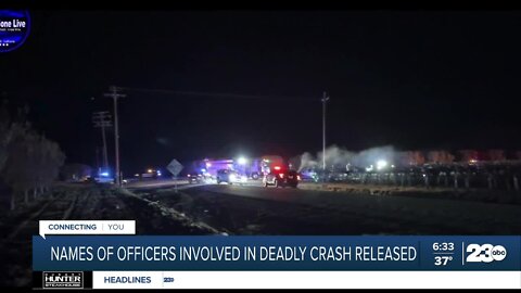 Names of officers involved in deadly crash released